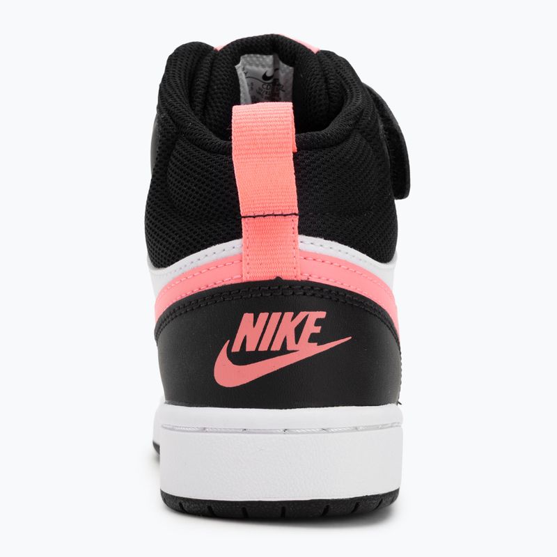 Încălțăminte pentru copii Nike Court Borough Mid 2 black/sunset pulse/white 6
