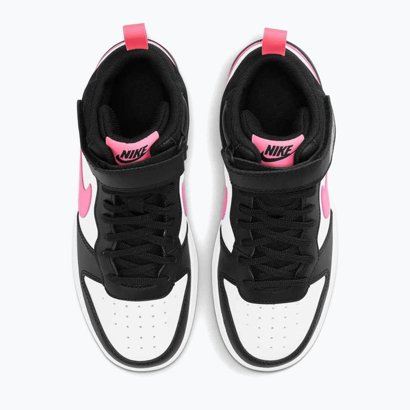 Încălțăminte pentru copii Nike Court Borough Mid 2 black/sunset pulse/white 10