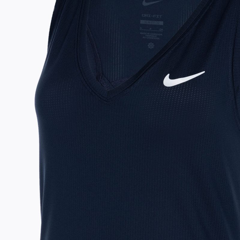 Top de tenis pentru femei Nike Court Dri-Fit Victory Tank obsidian/white/white