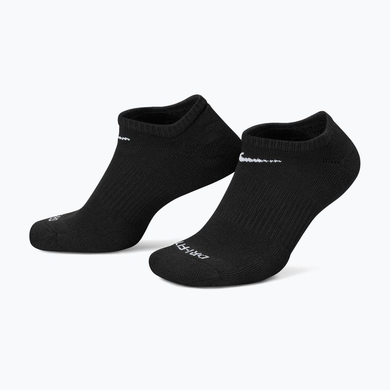 Șosete pentru bărbați Nike Everyday Plus Cushioned No Show 6 perechi black/white 3