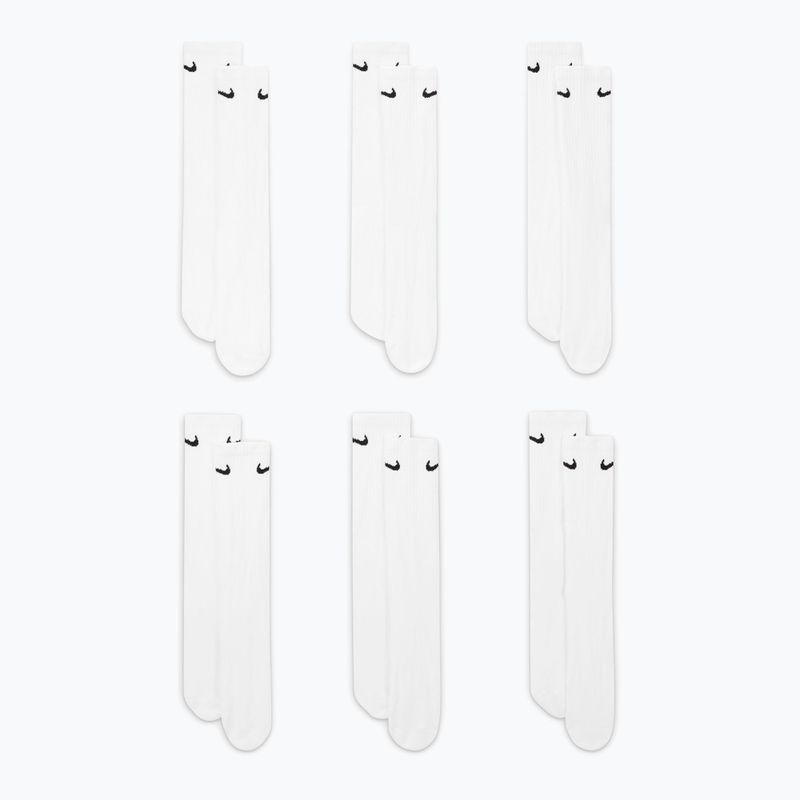 Șosete Nike Everyday Cushioned 6 perechi white/black 3