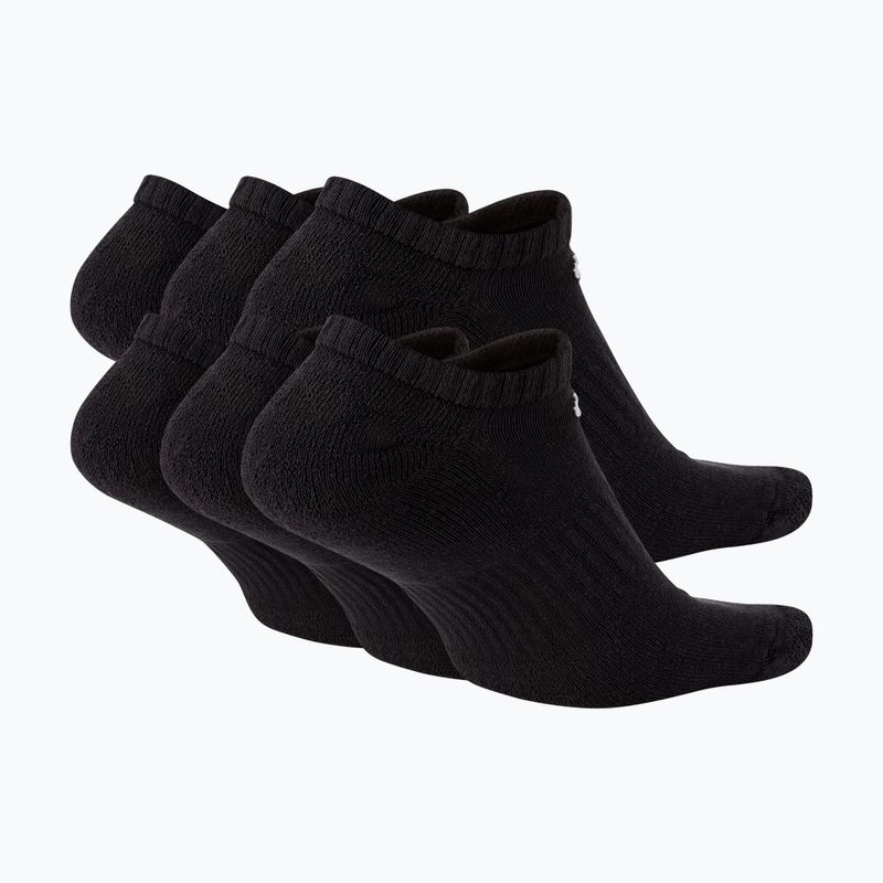 Șosete Nike Everyday Cushioned No-Show 6 perechi black/white 2