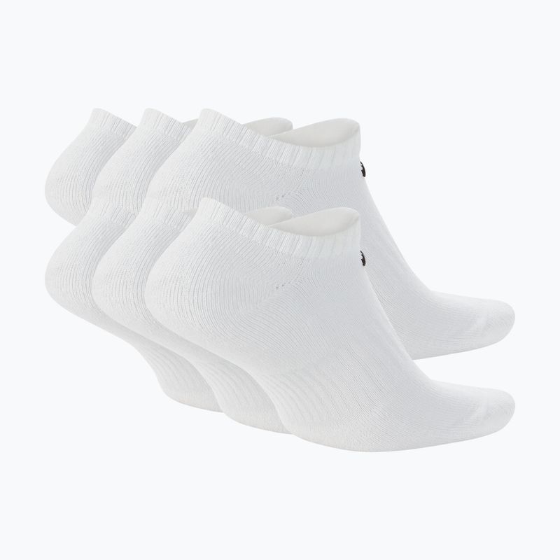 Șosete Nike Everyday Cushioned No-Show 6 perechi white/black 2