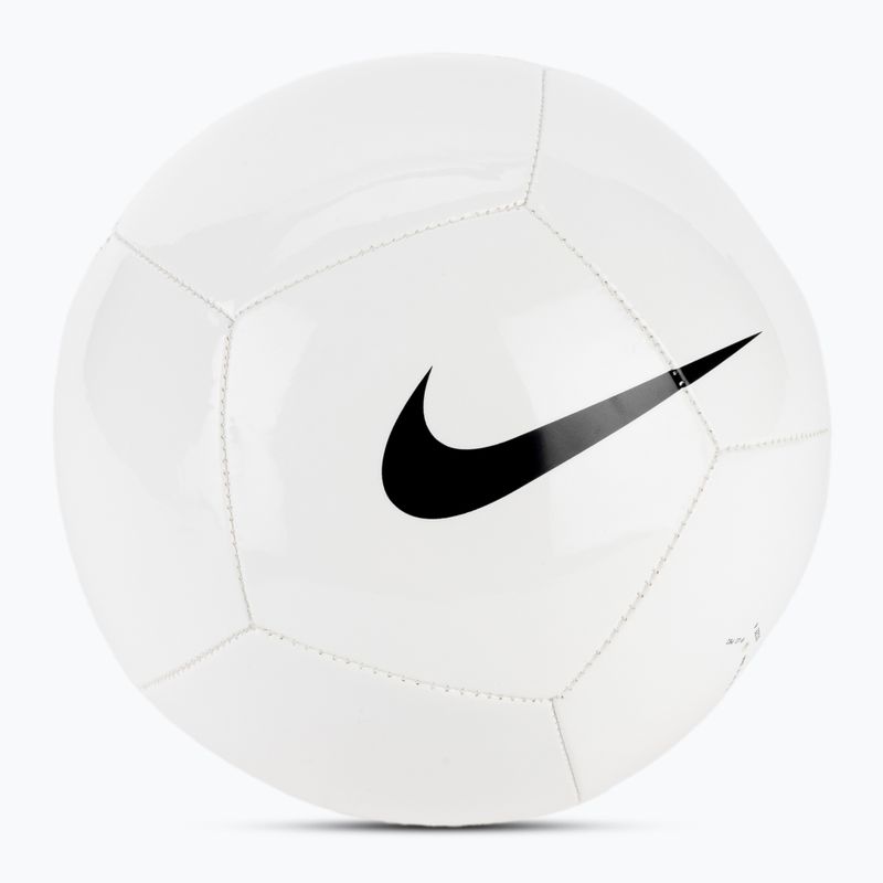 Minge de fotbal Nike Pitch Team white/black mărime 4 2