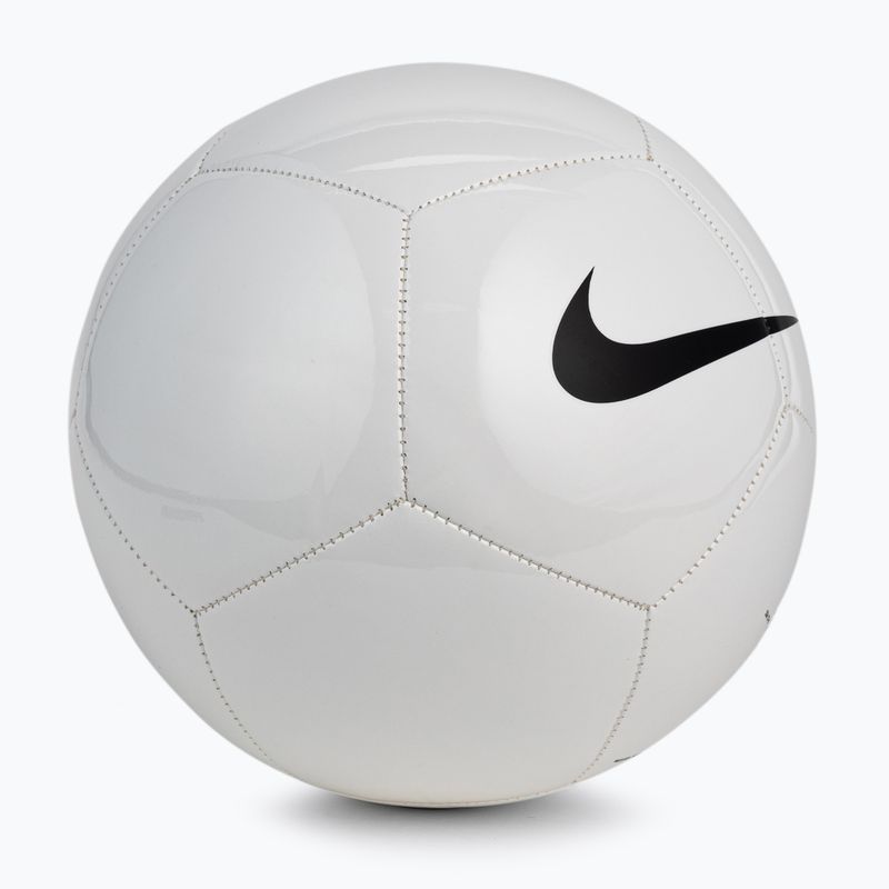 Minge de fotbal Nike Pitch Team biała DH9796 mărimea 5 2