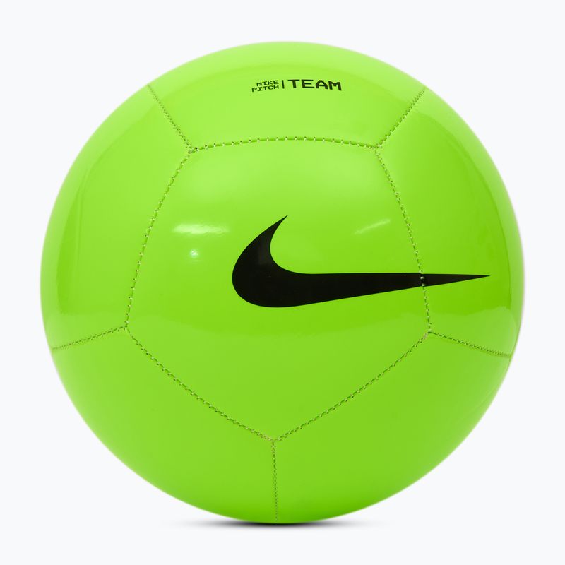 Minge de fotbal Nike Pitch Team mărime 4 electric green/black