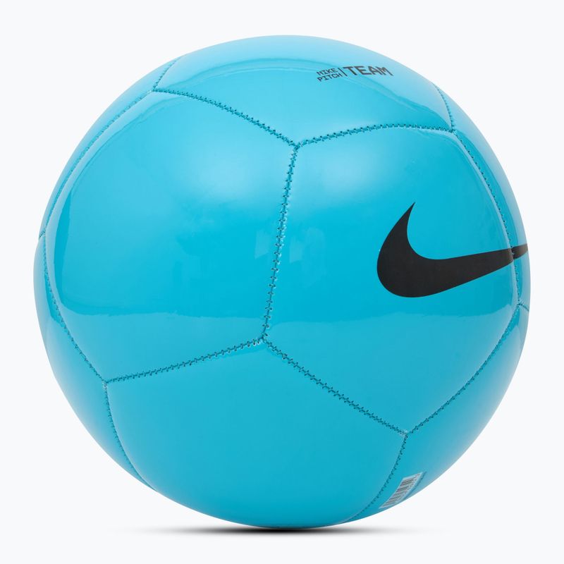Minge de fotbal Nike Pitch Team mărime 4 blue fury/black 2