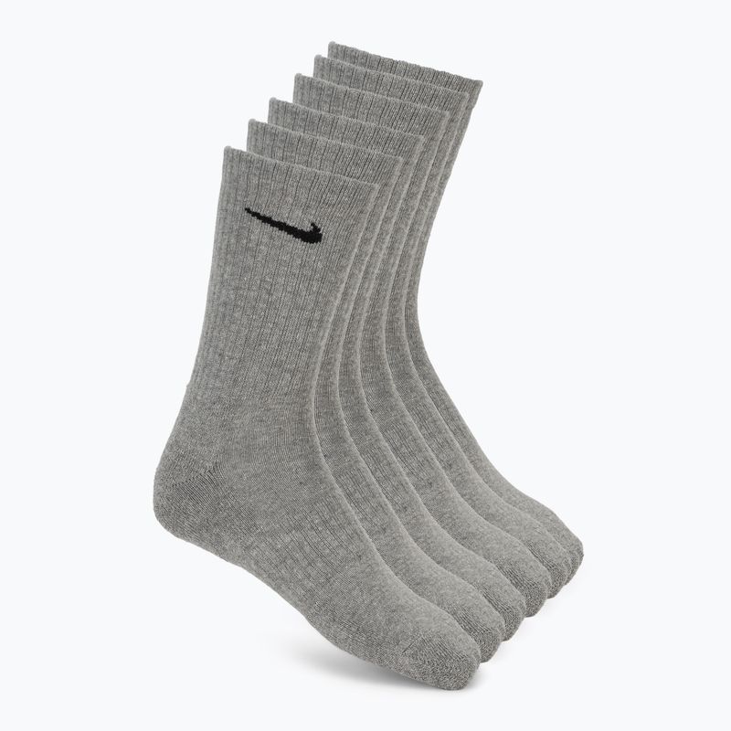 Șosete Nike Everyday Cushioned 6 perechi carbon heather/black