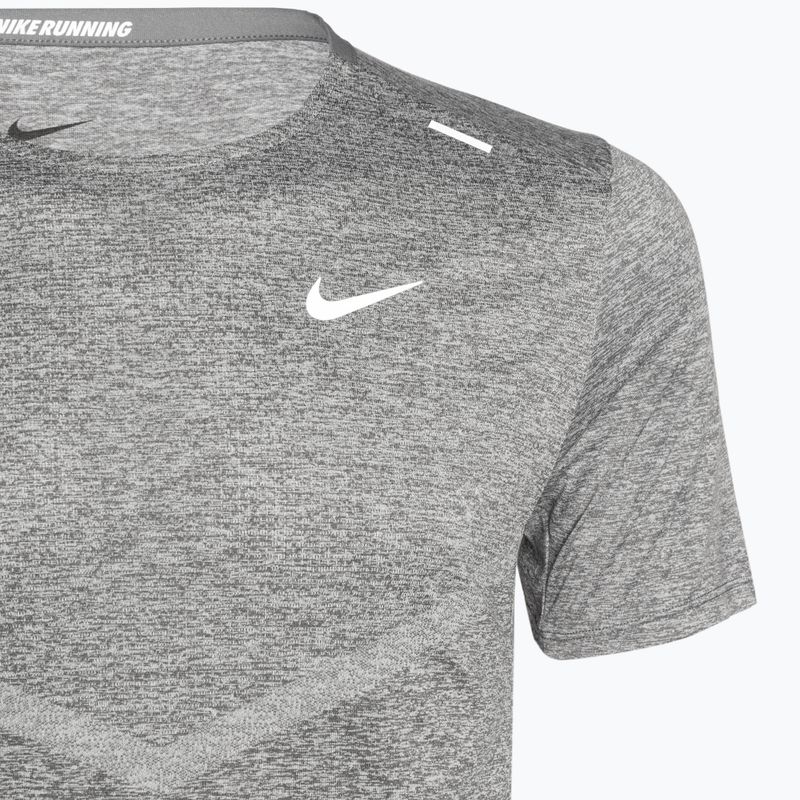 Tricou de alergare pentru bărbați Nike Dri-Fit Rise 365 smoke grey/heather 3