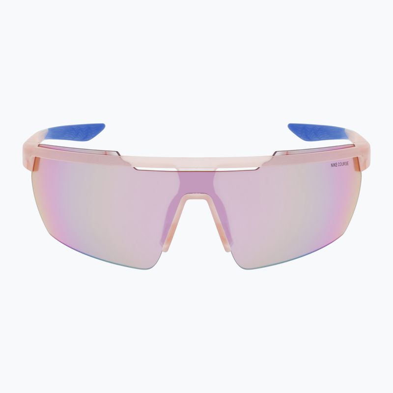 Ochelari de soare Nike Windshield Elite E matte washed coral/ course tint/ milky blue 2