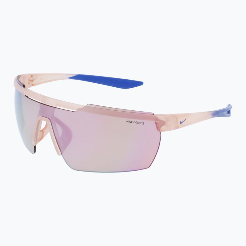 Ochelari de soare Nike Windshield Elite E matte washed coral/ course tint/ milky blue 3