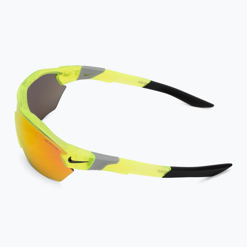 Ochelari de soare pentru bărbați Nike Show X3 Elite L matte volt/road red mirror 4
