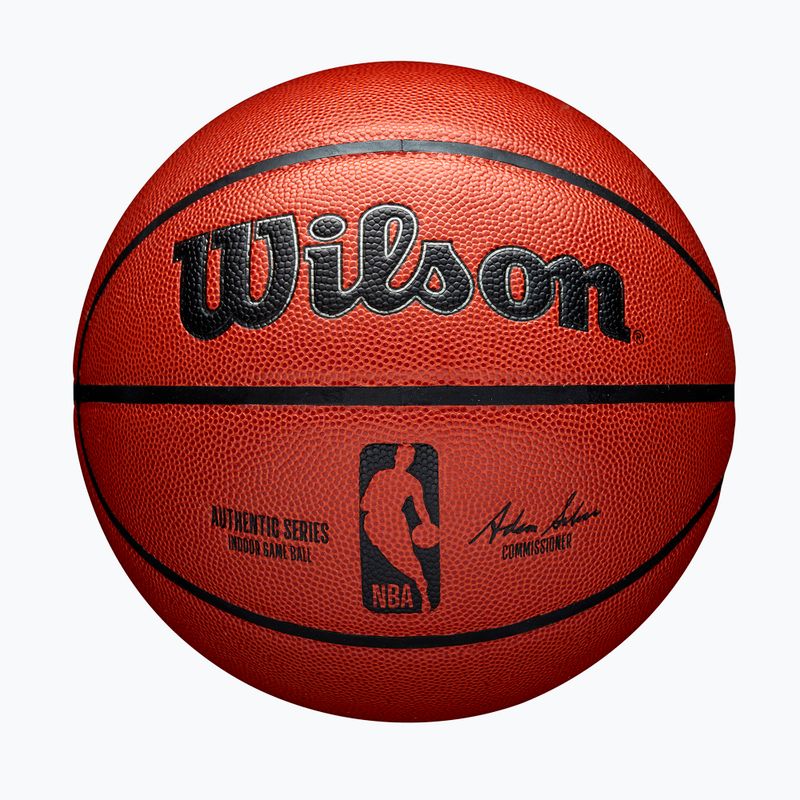 Minge de baschet Wilson NBA Authentic Indoor orange mărime 7