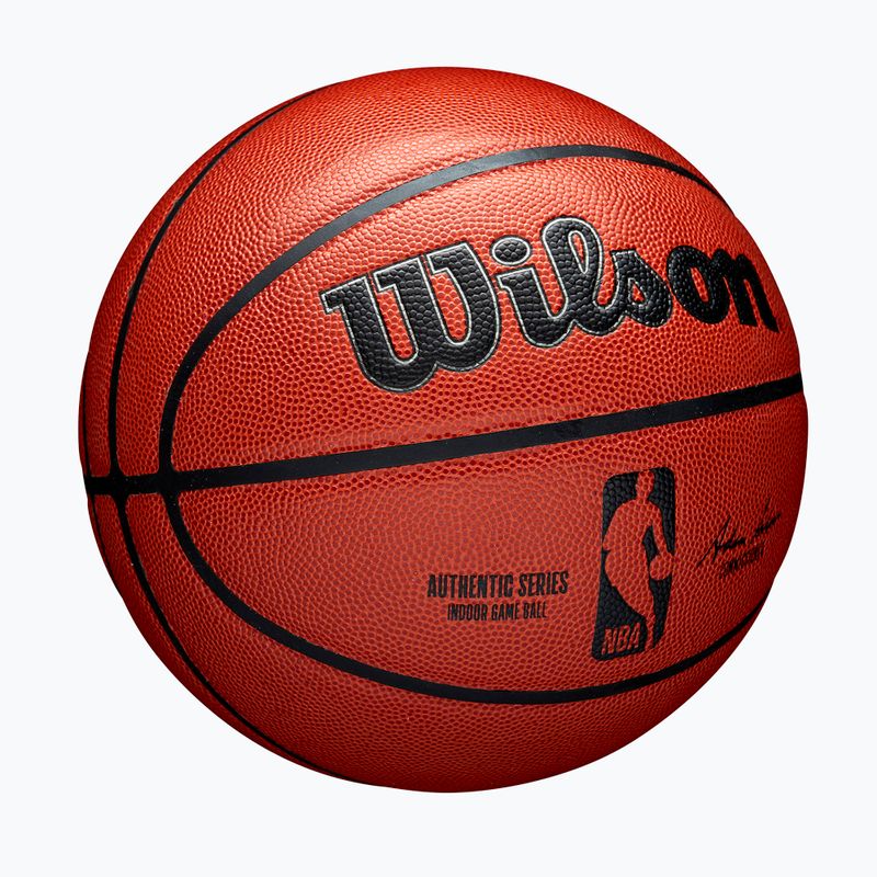 Minge de baschet Wilson NBA Authentic Indoor orange mărime 7 2