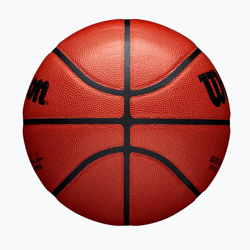 Minge de baschet Wilson NBA Authentic Indoor orange mărime 7 4