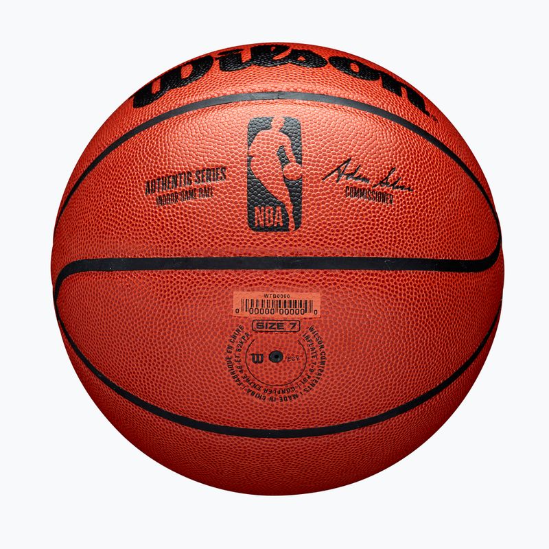 Minge de baschet Wilson NBA Authentic Indoor orange mărime 7 6