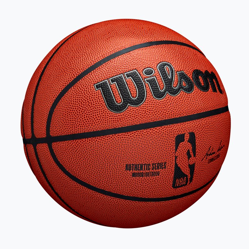 Minge de baschet Wilson NBA Authentic Indoor Outdoor orange mărime 5 2