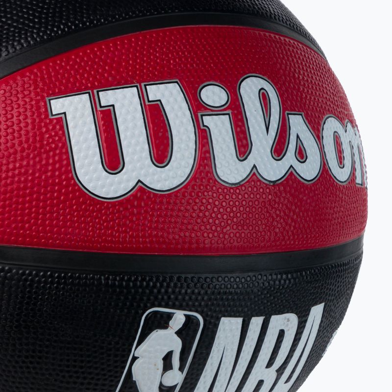 Mingea de baschet Wilson NBA Team Tribute Houston Rockets, maro WTB1300XBHOU 3