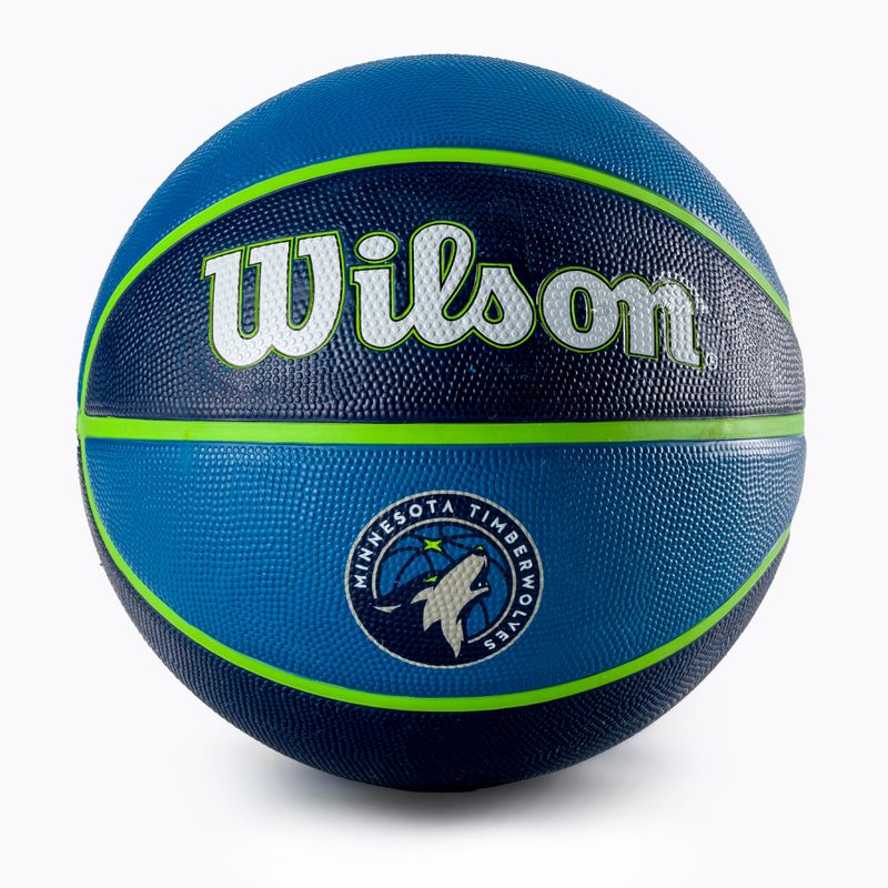 Wilson NBA NBA Team Tribute baschet Minnesota Timberwolves albastru WTB1300XBMIN