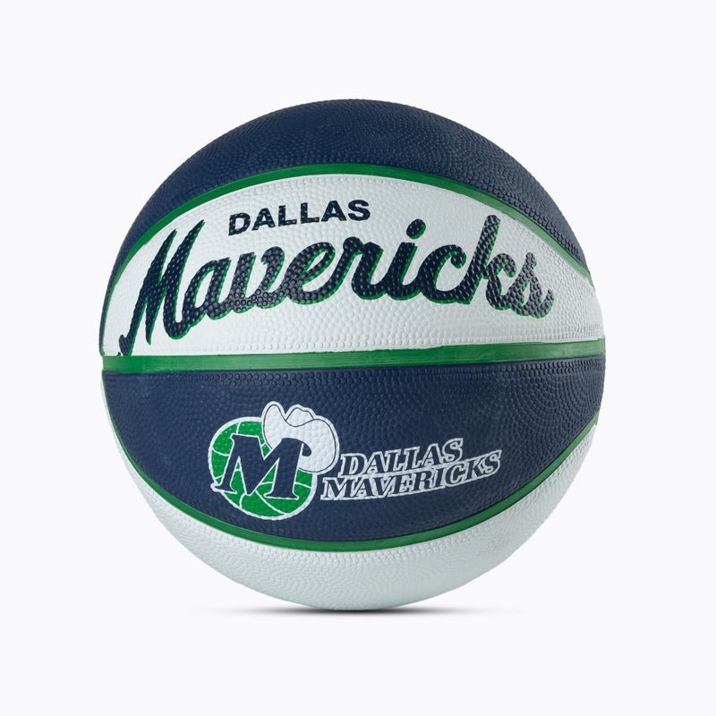 Mini baschet Wilson NBA Team Retro Mini Dallas Mavericks albastru marin WTB3200XBDAL