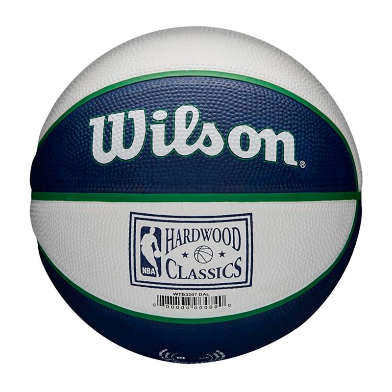 Mini baschet Wilson NBA Team Retro Mini Dallas Mavericks albastru marin WTB3200XBDAL 4