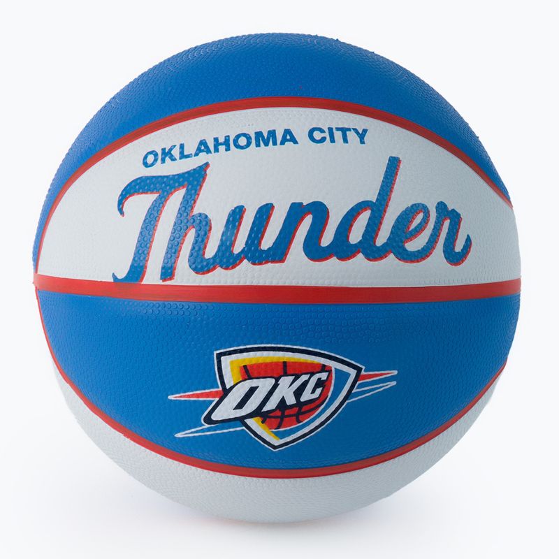 Wilson NBA Team Retro Mini Baschet Oklahoma City Thunder albastru WTB3200XBOKC
