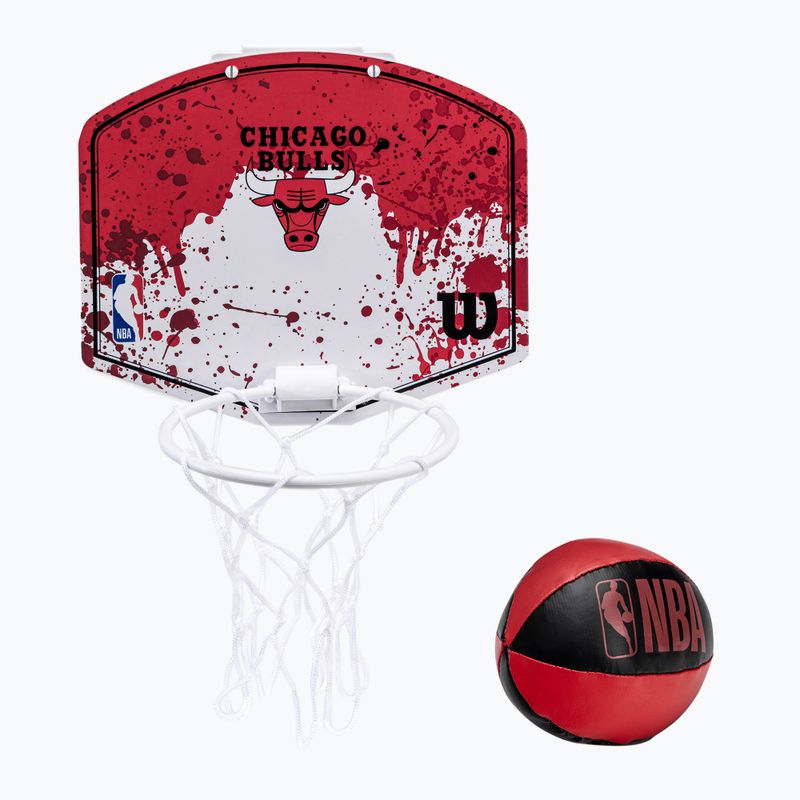 Wilson NBA NBA Chicago Bulls Mini Hoop panou de baschet roșu WTBA1302CHI