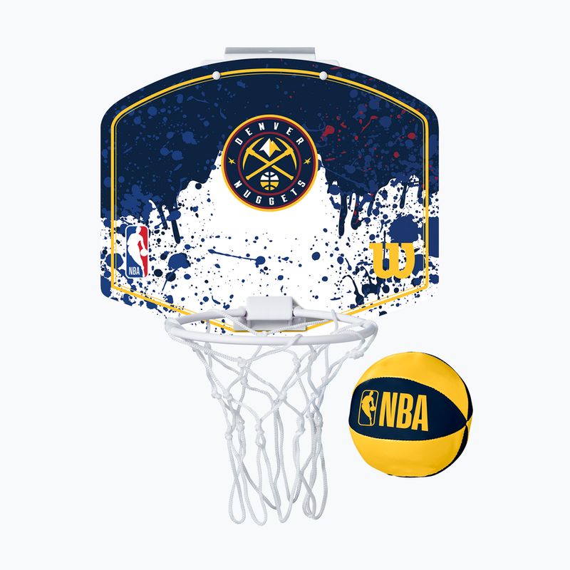 Set de mini-baschet Wilson NBA Team Mini Hoop Denver Nuggets