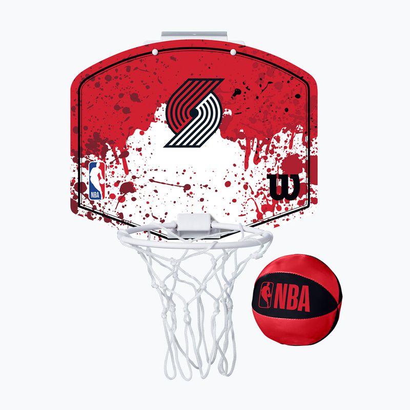 Set de mini-baschet Wilson NBA Team Mini Hoop Portland Trail Blazers