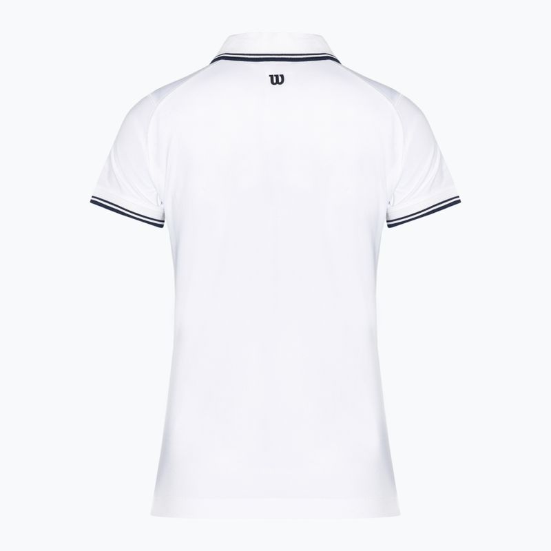 Tricou pentru femei Wilson Team Polo bright white 2