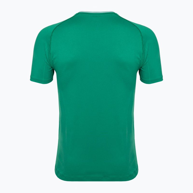 Tricou pentru bărbați Wilson Team Seamless Crew courtside green 2