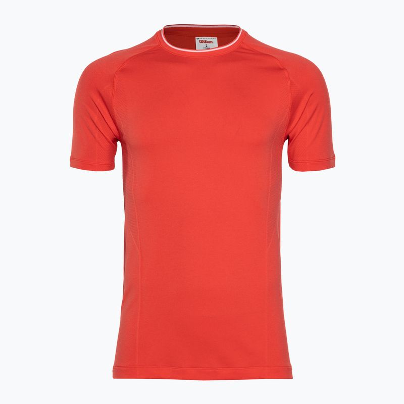 Tricou pentru bărbați Wilson Team Seamless Crew infrared