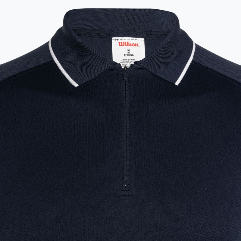 Tricou pentru bărbați Wilson Team Seamless Polo 2.0 classic navy 3