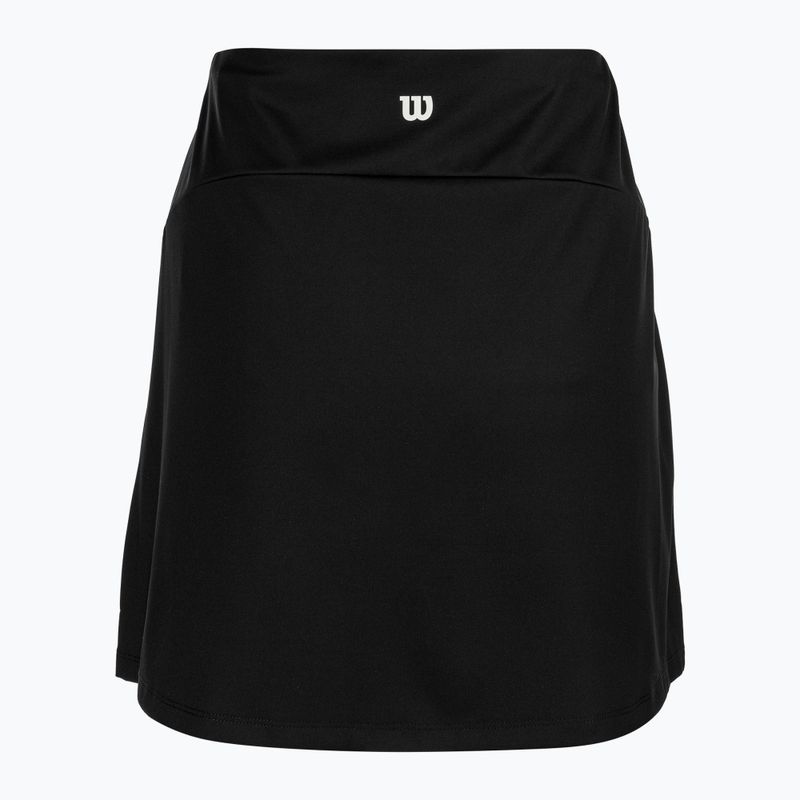 Fusta pentru femei Wilson Team Flat Front black 2