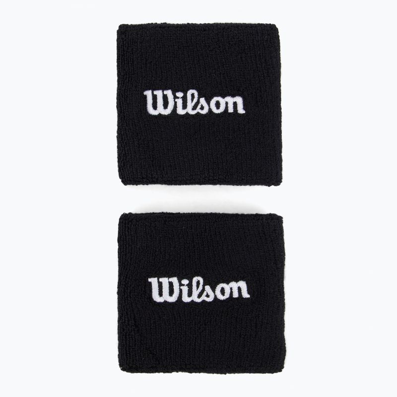 Wilson Wristband brățări de tenis 2 buc negru. 2