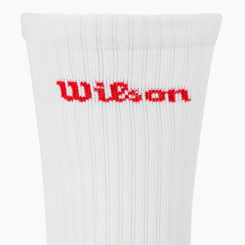 Șosete Wilson Crew Logo 3 perechi bright white 3