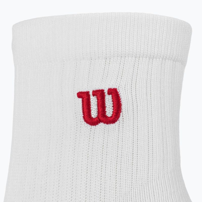 Șosete Wilson Quarter Top 3 perechi bright white 3