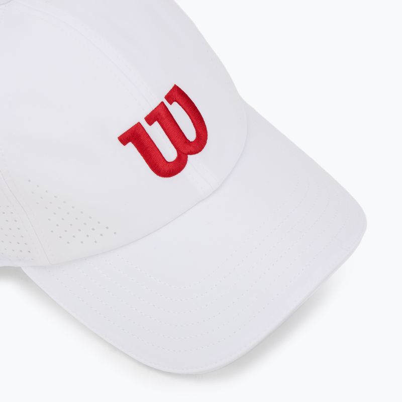 Wilson Active Perforated Cap alb strălucitor / infraroșu 3