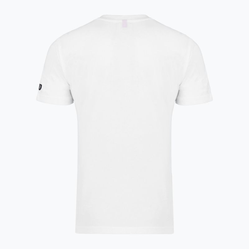 Tricou de tenis pentru femei Wilson Team Graphic W alb strălucitor 2