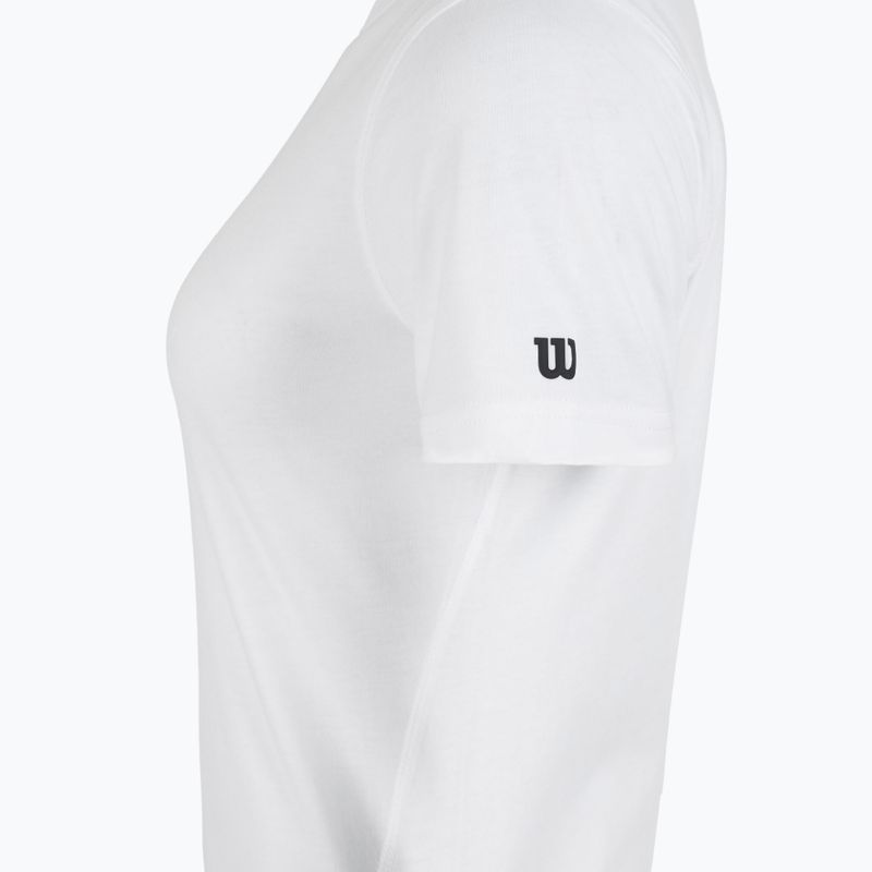 Tricou de tenis pentru femei Wilson Team Graphic W alb strălucitor 3