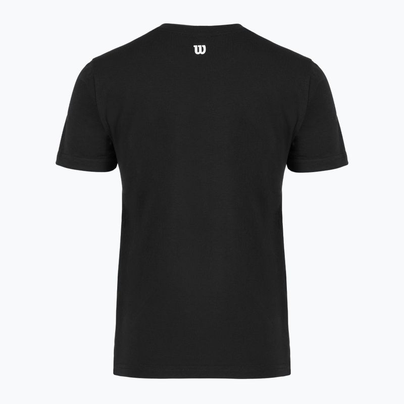 Tricou de tenis pentru femei Wilson Team Graphic Script W black script 2