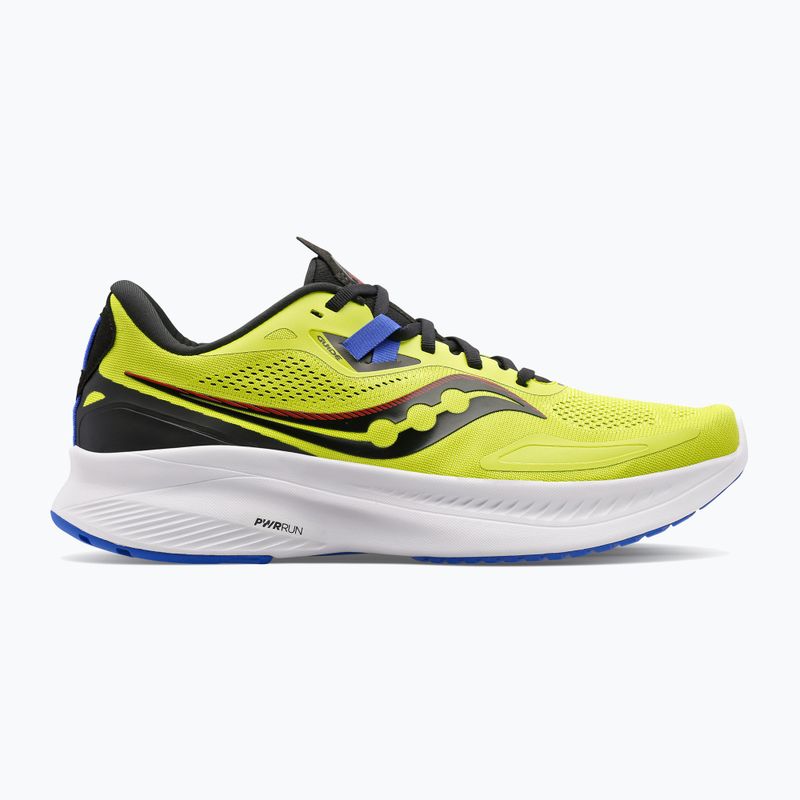 Bărbați Saucony Guide 15 acid / albastru o dată pantofi de alergare 11