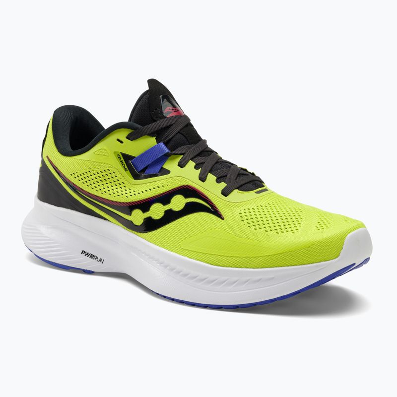 Bărbați Saucony Guide 15 acid / albastru o dată pantofi de alergare