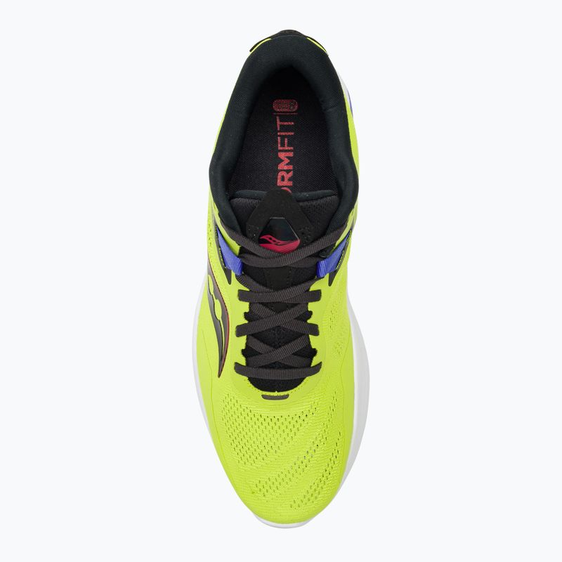 Bărbați Saucony Guide 15 acid / albastru o dată pantofi de alergare 6