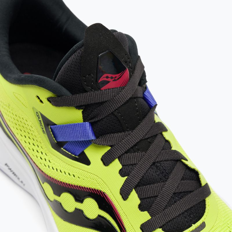 Bărbați Saucony Guide 15 acid / albastru o dată pantofi de alergare 8