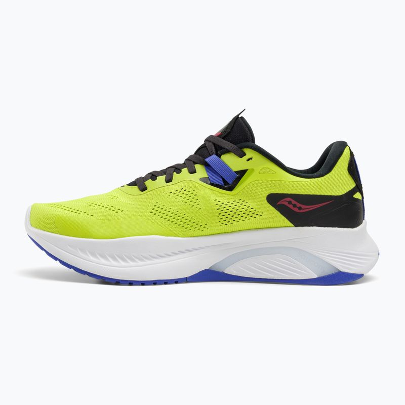 Bărbați Saucony Guide 15 acid / albastru o dată pantofi de alergare 10