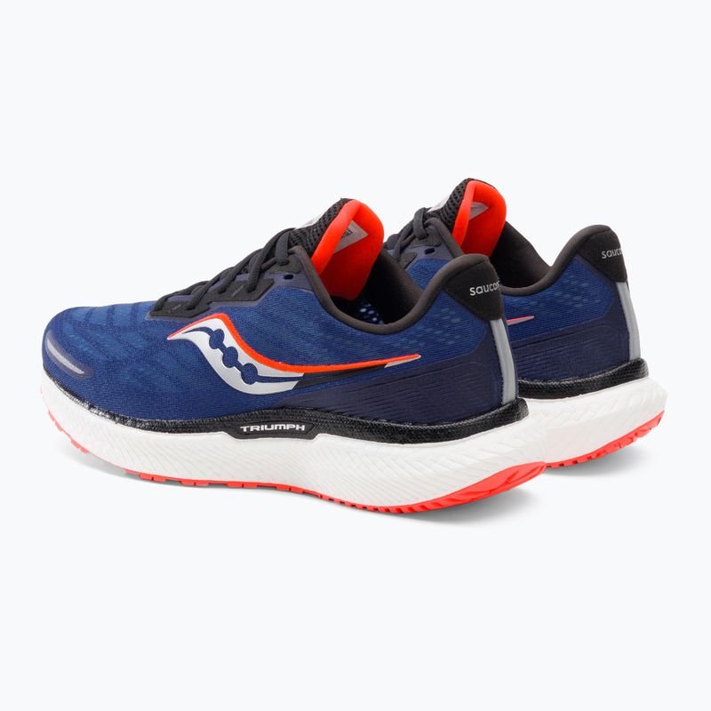 Pantofi de alergare bărbați Saucony Triumph 19 safir/negru pentru bărbați 3