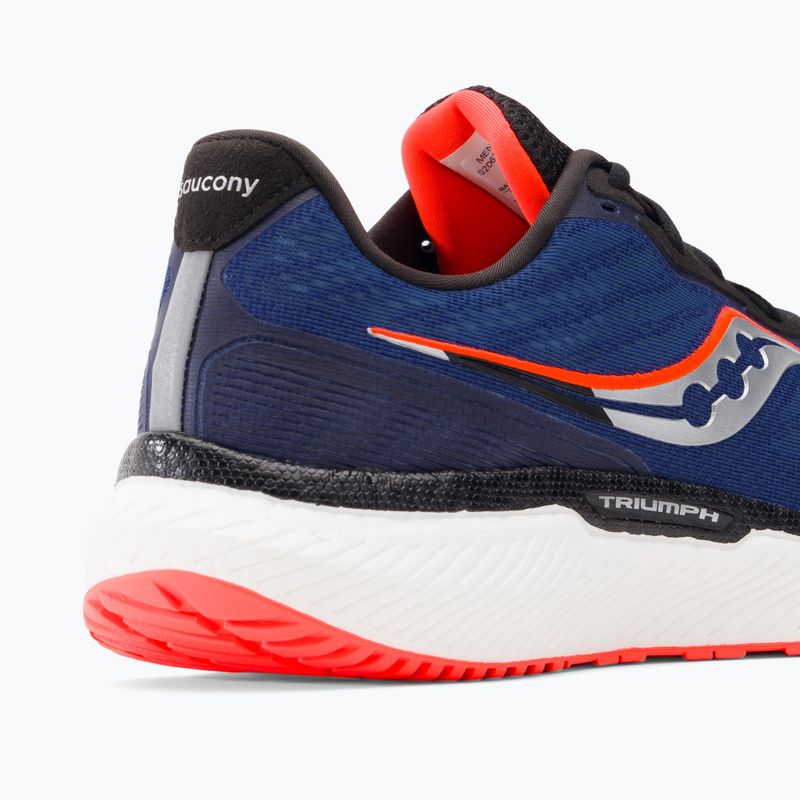 Pantofi de alergare bărbați Saucony Triumph 19 safir/negru pentru bărbați 9