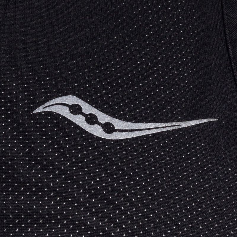 Bărbați Saucony Stopwatch Singlet cămașă de alergare negru SAM800277-BK 3