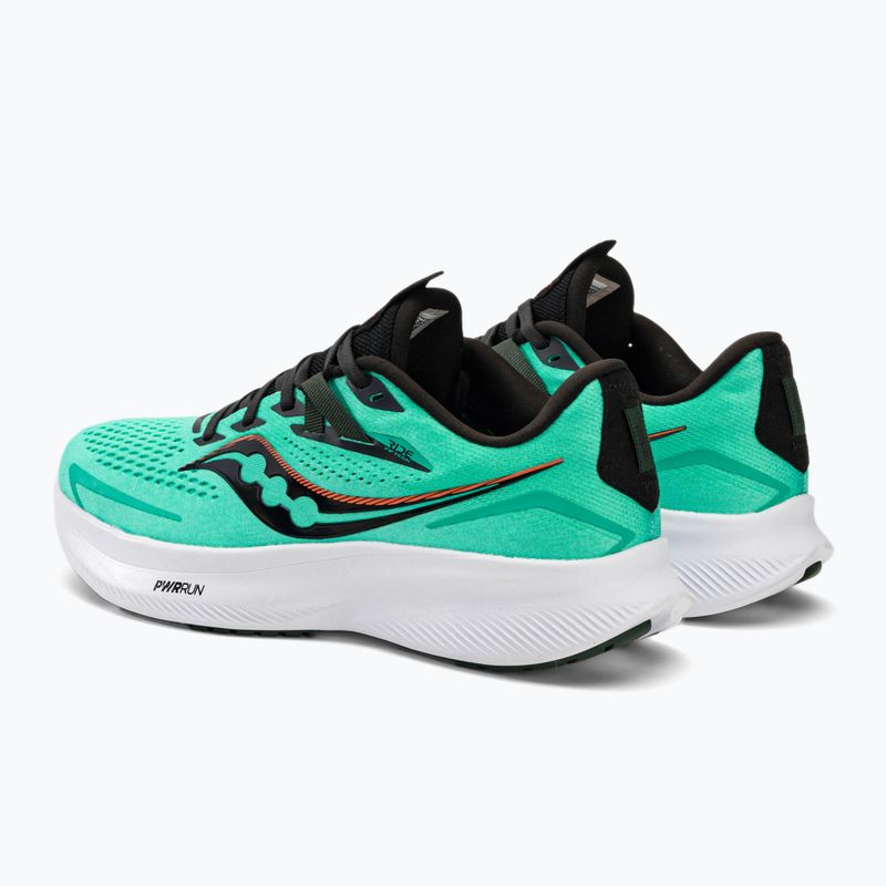 Pantofi de alergare pentru bărbați Saucony Ride 15 cool mint/zest S20729-125 3
